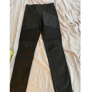 Leather leggings from Nordstrom